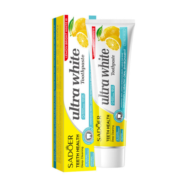 Sadoer Ultra White Toothpaste (Wholesale GHS 37.00) (Lemon)